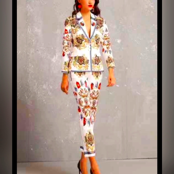 KM by Katherine Floral Patterned Suit Set . Exelent Quiality,All Products : American Fashion Style Bags On Sale
